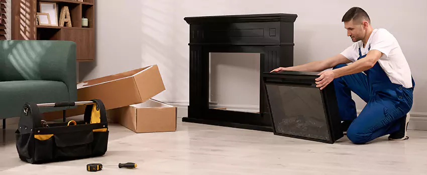 Old Rusted Metal Fireplace Repair And Replacement in Drexel Heights, AZ